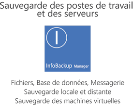 InfoBackup Manager Sauvegarde des serveurs et postes de travail